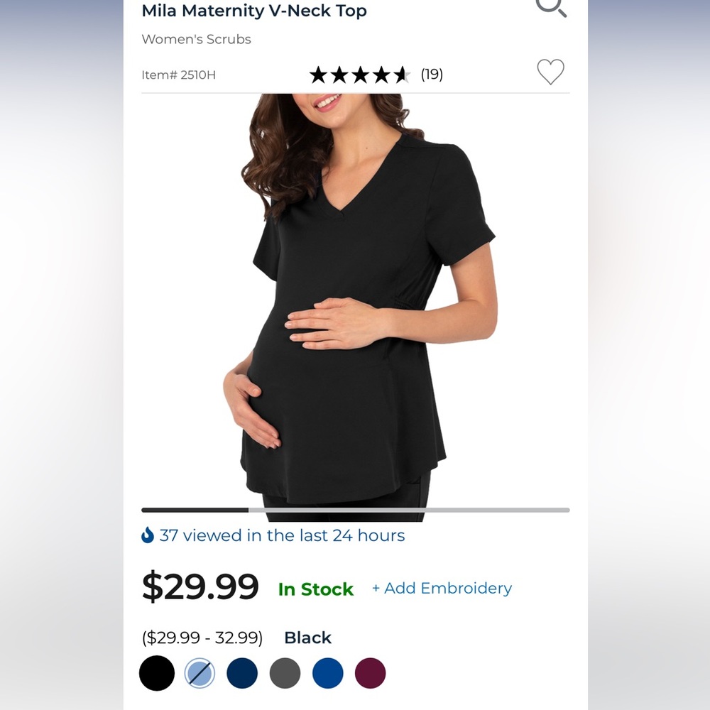 Healing Hands Maternity Scrubs
